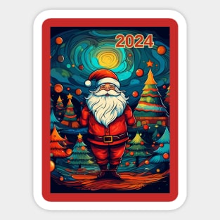 Happy New Year 2024 Sticker